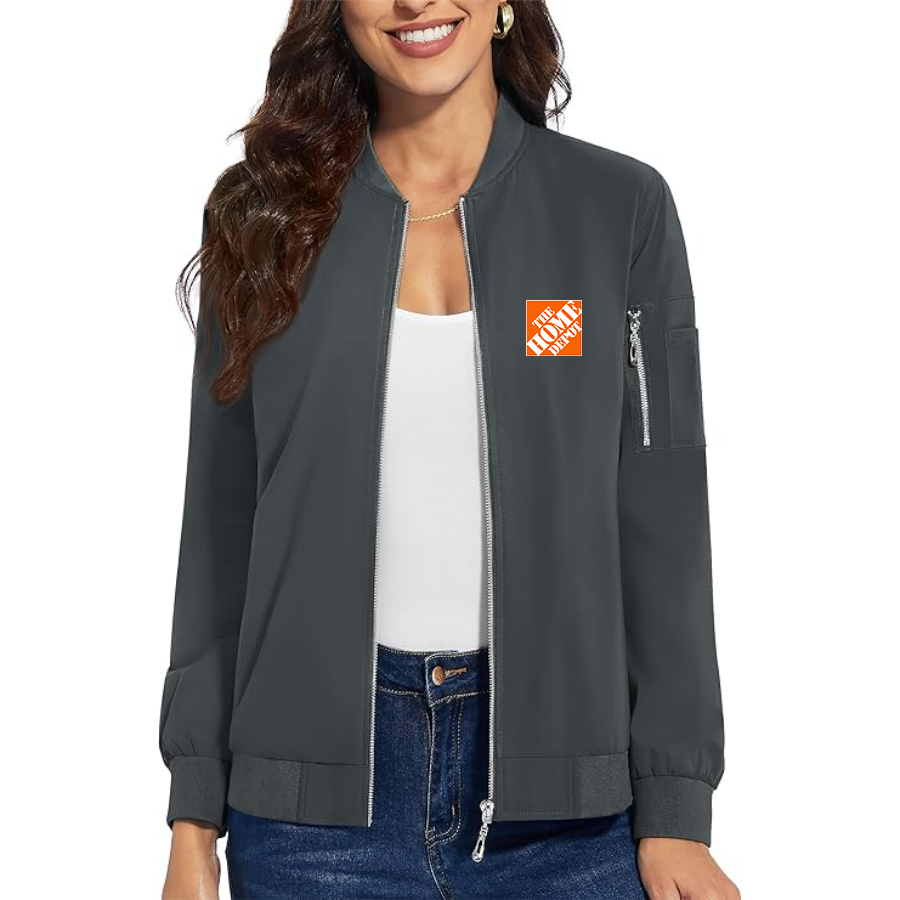 Women's The Home Depot Premium Bomber Jacket Outerwear